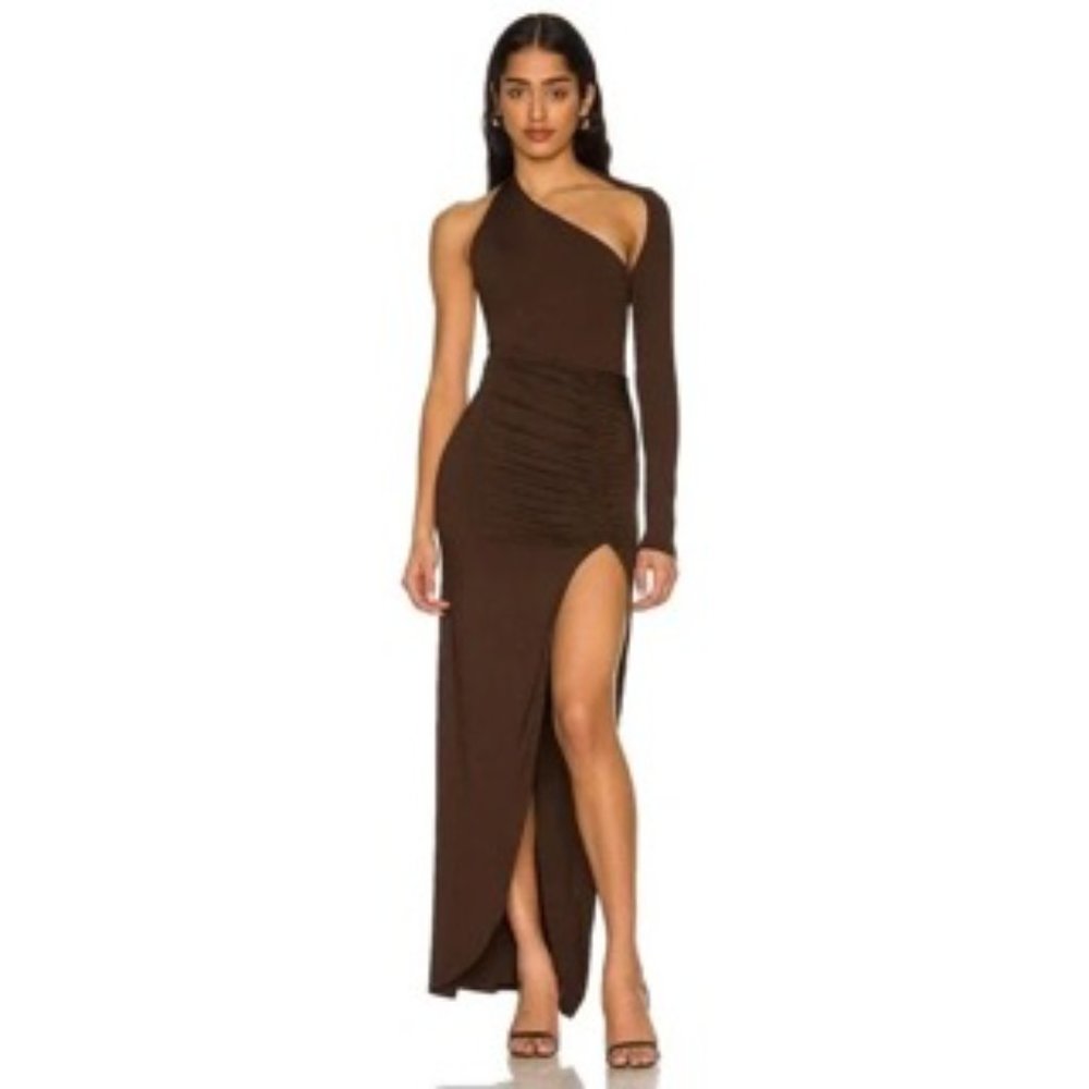 Superdown Ramona Maxi Dress - Chocolate Brown